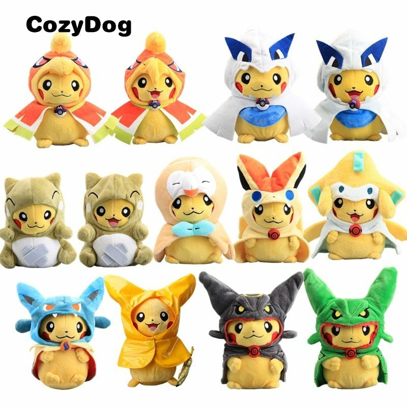 pikachu costume plush
